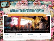 Tablet Screenshot of creationdentistry.com
